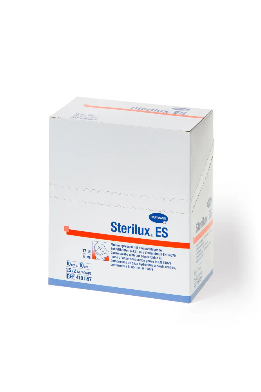 8995_GAZOVY KOMPRES STERILUX ES STERILNI 10X10CM 25X2S